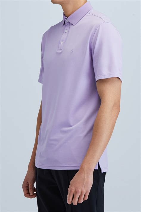 Sustainable Mens Lavender Polo Shirt State Of Matter Apparel