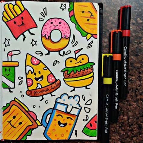 Cute Doodle Ideas To Sketch In Your Free Time Summer Drawings