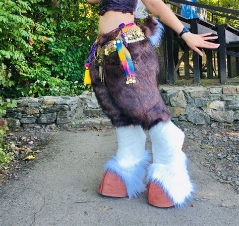 Faun Satyr Paw Renn Faire Custom Made Legs Hooves Tail Sets Costume Etsy Furry Suit Furry