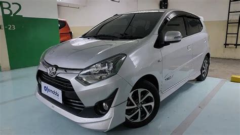 OLXmobbi Toyota Agya 1 2 TRD Sportivo Bensin AT 2018 Silver Mobil