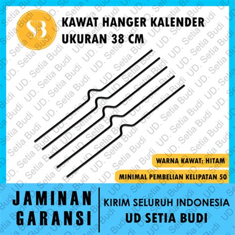 Jual Kawat Hanger Kalender Ukuran 38 Putih Kota Surabaya U D