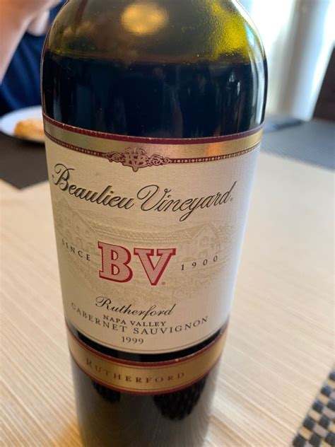 1999 Beaulieu Vineyard Cabernet Sauvignon Beautour Usa California