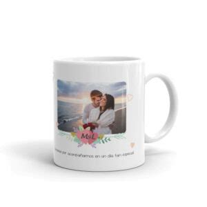 Taza Boda Personalizada Con Foto Enlace Nupcial Kembilove