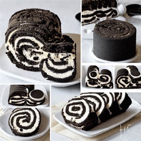 Oreo's Roll Cake - Wonder Cuisine