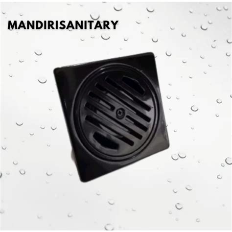 Jual Floor Drain Saringan Got Stainless Hitam Black Shopee Indonesia