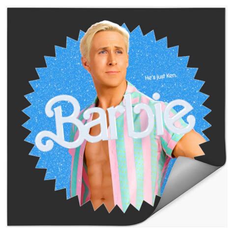 Ken Ryan Gosling Stickers Ryan Gosling Barbie 2023 Stickers Ryan Gosling As Ken Stickers Sold