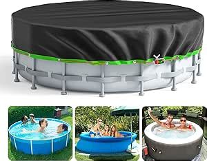 Amazon Ft Round Pool Cover Solar Cover For Above Ground Pools