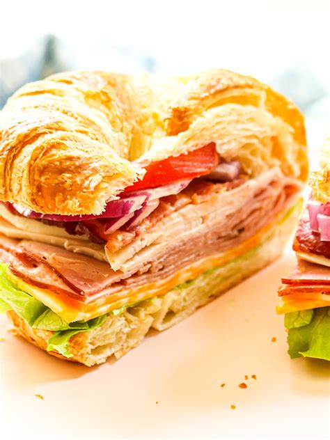 Club Croissant Sandwich Heinens Grocery Store