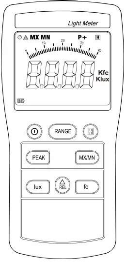 RS PRO ILM1335 Light Meter User Manual