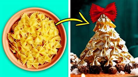 21 Amazing Christmas Decorations Made From Pasta Youtube