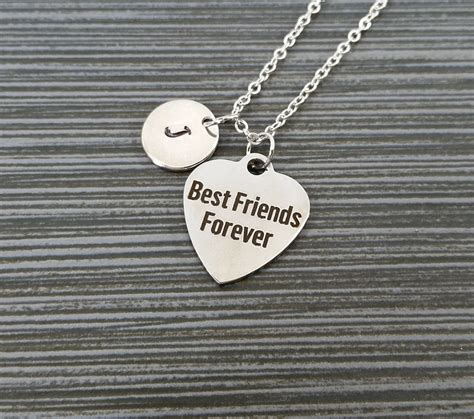 Two Best Friends Forever Necklaces BFF Necklace | Etsy