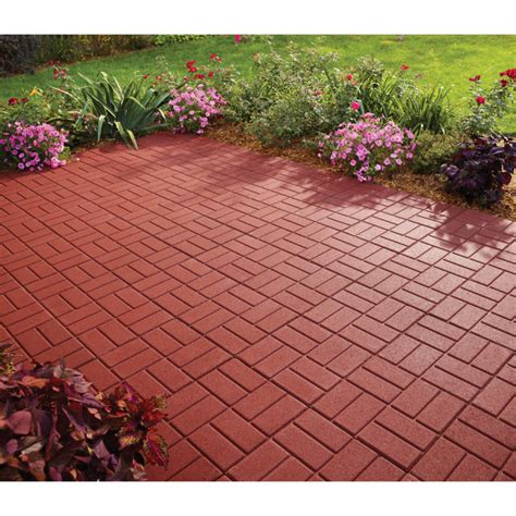 Red Patio Paver Patio Ideas