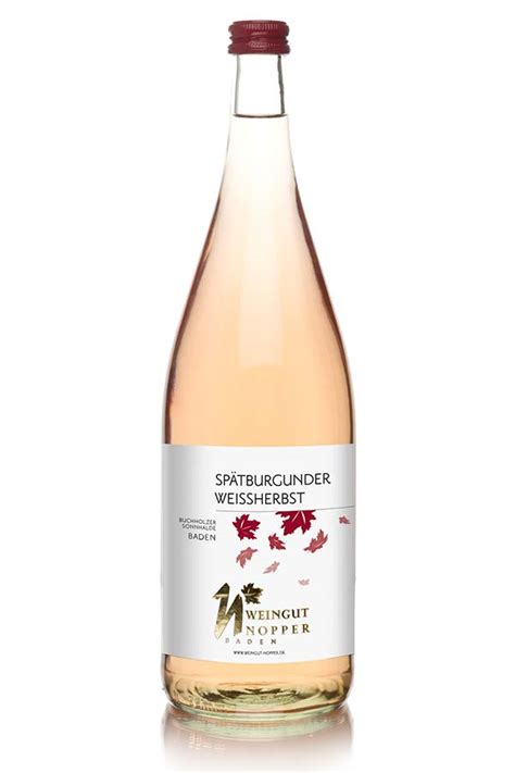 Sp Tburgunder Wei Herbst Feinherb Badischer Wein