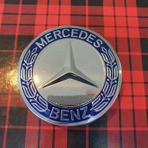 Jual Dop Velg Roda Emblem Mercedes Benz Mercy Classic Blue Mm