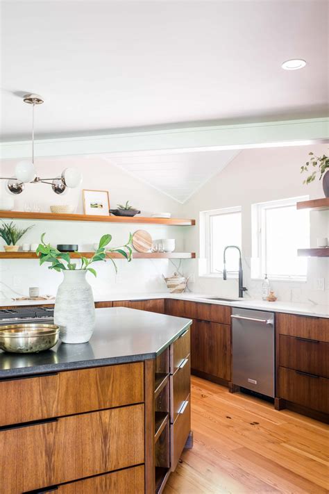 Mid Century Modern Kitchen Revival Heart And Home Design Co