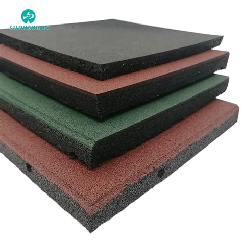 Qingdao Shanzhong Rubber Floor Mat Epdm Gym Playground Anti Slip Garage