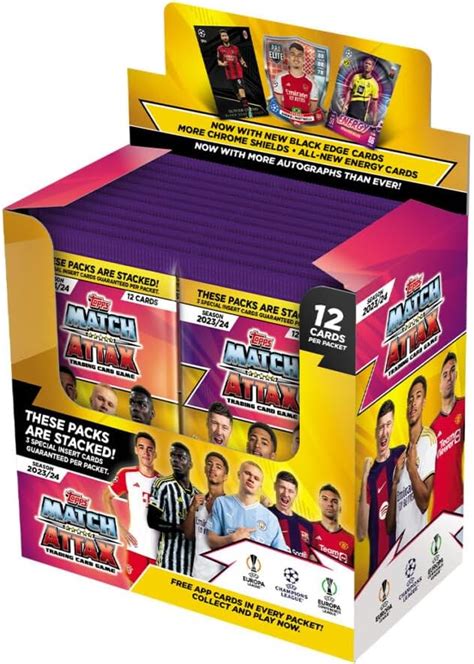 Topps Match Attax 2324 Complete Box 24 Packs 288 Cards Yaxa Colombia