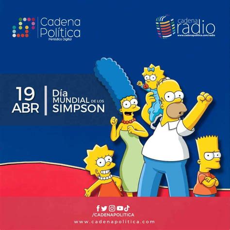 Origen Del Día Mundial De Los Simpson Cadena Politica