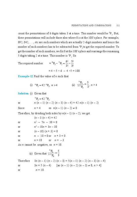 Ncert Book Class 11 Maths Chapter 6 Permutations And Combinations 2024