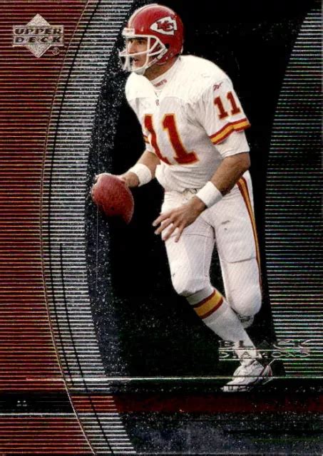 1999 UPPER DECK Diamant Noir Elvis Grbac 53 Kansas City Chiefs EUR 1 78