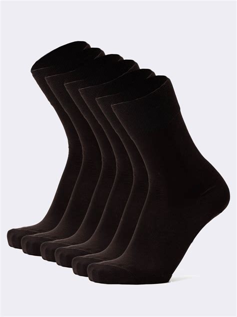 6 pairs men's short socks Cotton Fil d'Ecosse - Classic Colours