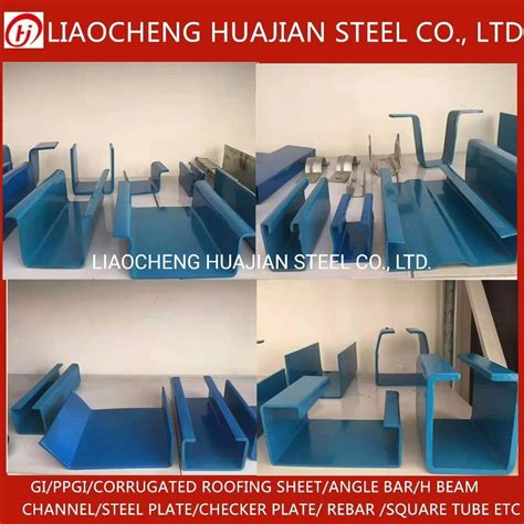 Gb Astm Jis Galvanized Structural Steel C Z U Channel China U Channel