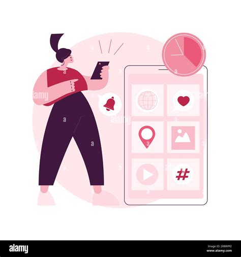 Fomo Abstract Concept Vector Illustration Fear Of Missing Out Social