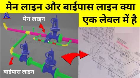 Bypass Pipe Line Isometric Drawing Rolling Pipe Bypass Line Pipe Direction View Youtube