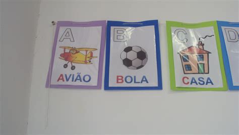 Varal De Letras Do Alfabeto Ilustrado Minha Escola E Lembrancinhas Elo