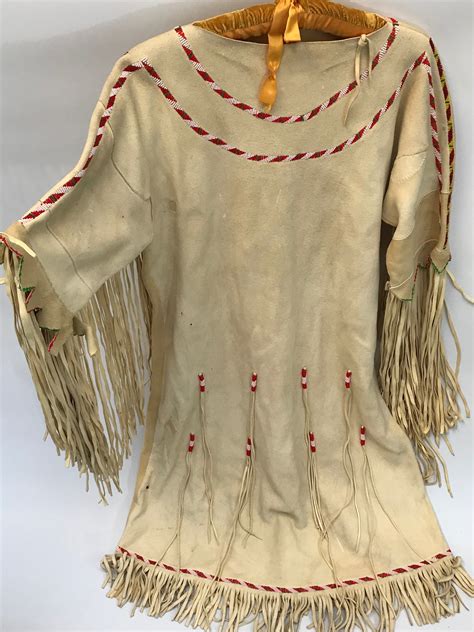 Sold Price Native American Ceremonial Dress Authentic Leather