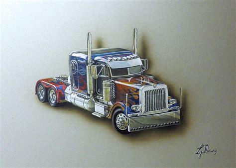 optimus prime truck by personnedali on DeviantArt