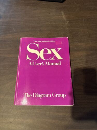 The Diagram Group Sex A User S Manual St Edition St Printing Ebay