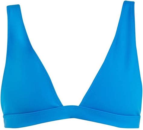 Rochelle Sara The Enga Triangle Bikini Top Light Blue Bikini Tops