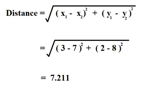 How Do I Calculate The Distance Between Two Points In Excel Printable Forms Free Online