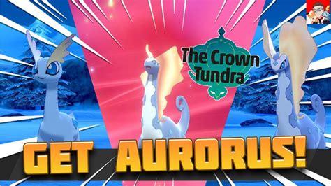 How To Catch Amaura Aurorus In Pokemon Sword And Shield Crown Tundra