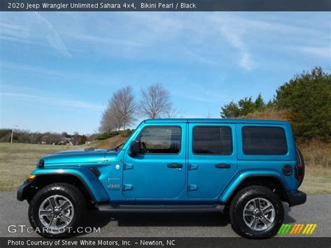 Bikini Pearl Jeep Wrangler Unlimited Sahara X Black Interior GTCarLot Vehicle