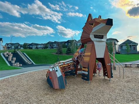 Edmonton Playgrounds Calgary S Glacier Ridge Playground