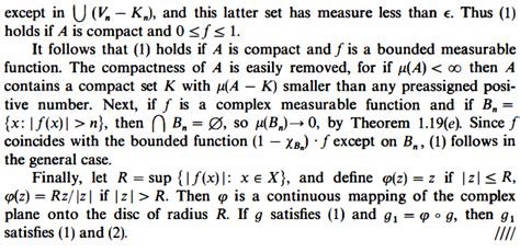 Real Analysis Rudin S Rca Theorem Lusin S Theorem