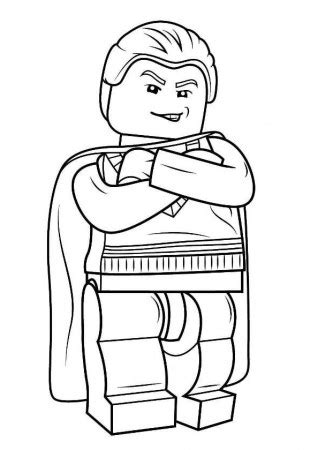 Lego Rubeus Hagrid Minifigure Harry Potter Coloring Page Lego