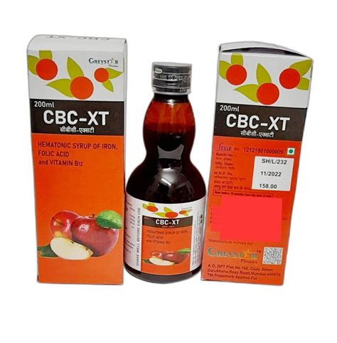 CBC XT Iron Tonic Packaging Size 200 Ml At Rs 158 Bottle In