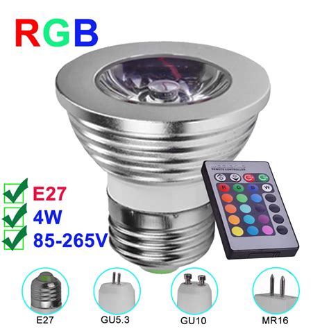 Rgb Led Spotlight Dimmable Rgb Lamp W E Gu Mr Gu Rgb Led