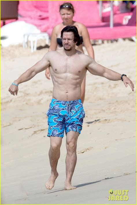 Mark Wahlberg Shows Off His Six Pack Abs Again During Tropical Vacation