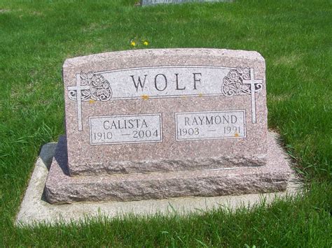 Mary Calista Rosella Elsbecker Wolf 1910 2004 Find A Grave Memorial