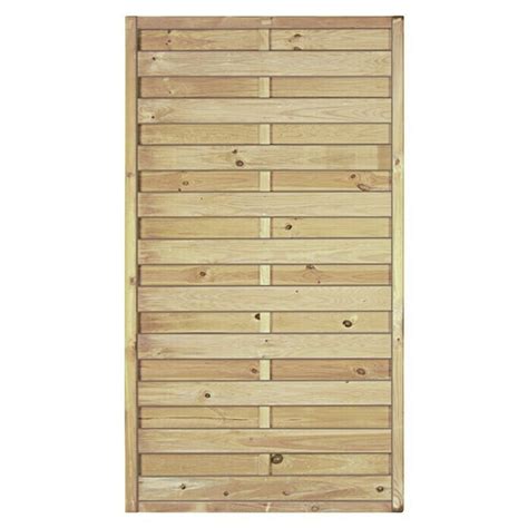 T J Sichtschutzelement Maxi Massiv Maße B x H 100 x 180 cm Holz