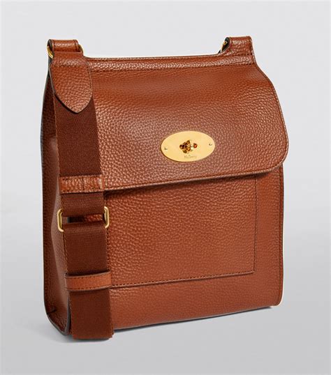 Mens Mulberry Gold Anthony Messenger Bag Harrods UK