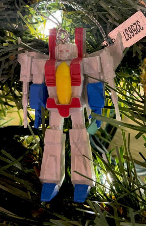 2023 Starscream Jet Fighter Transformers Christmas Tree Ornament