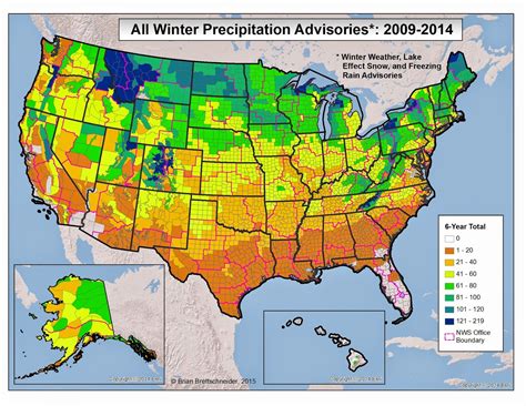 Brian B's Climate Blog: U.S. Winter Weather Advisories and Warnings