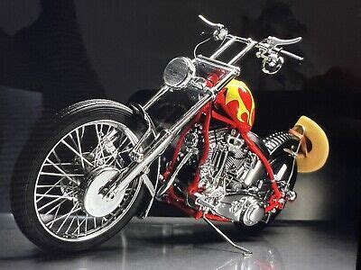 Harley Davidson Motorcycle 69 Easy Rider Billy Bike Chopper Metal Model