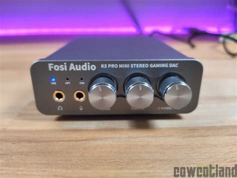 Fosi Audio K5 Pro Un DAC Et Amplificateur De Casque Et Microphone