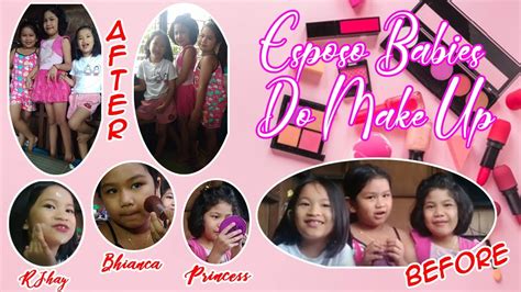 Esposo Babies Do Make Up Sino Mas Magaling Mag Make Up Esposo